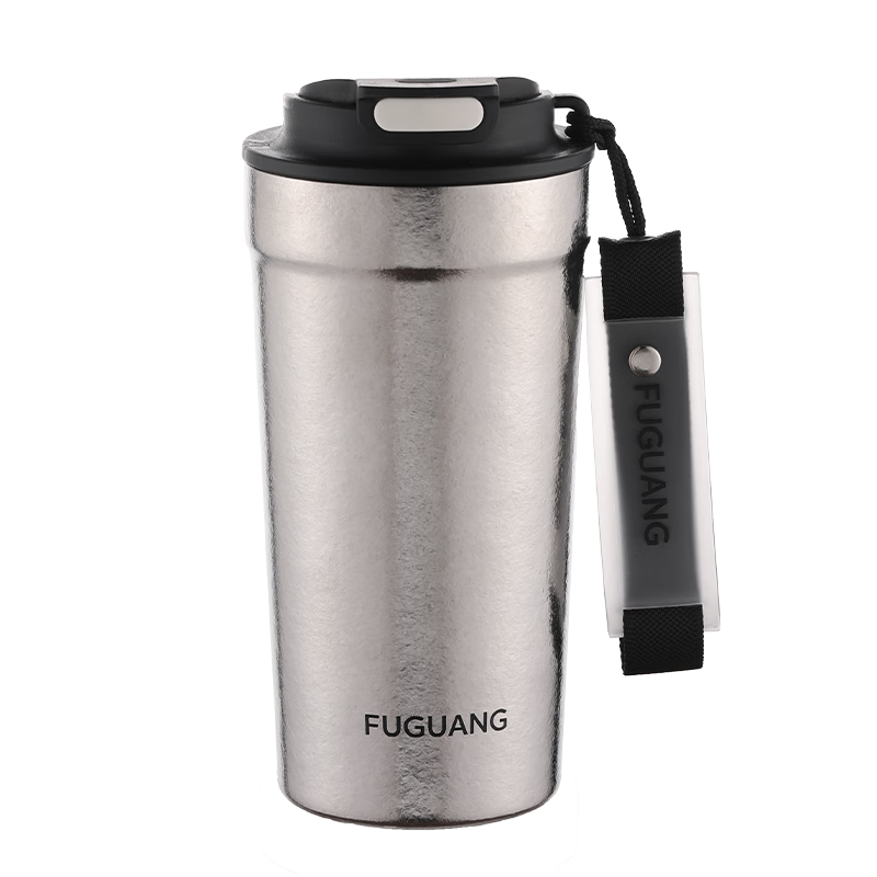 Fuguang Pure Titanium Inner and Outer Coffee Thermos Cup Portable Water Bottle High-End Office Tea Cup Gift 560ML