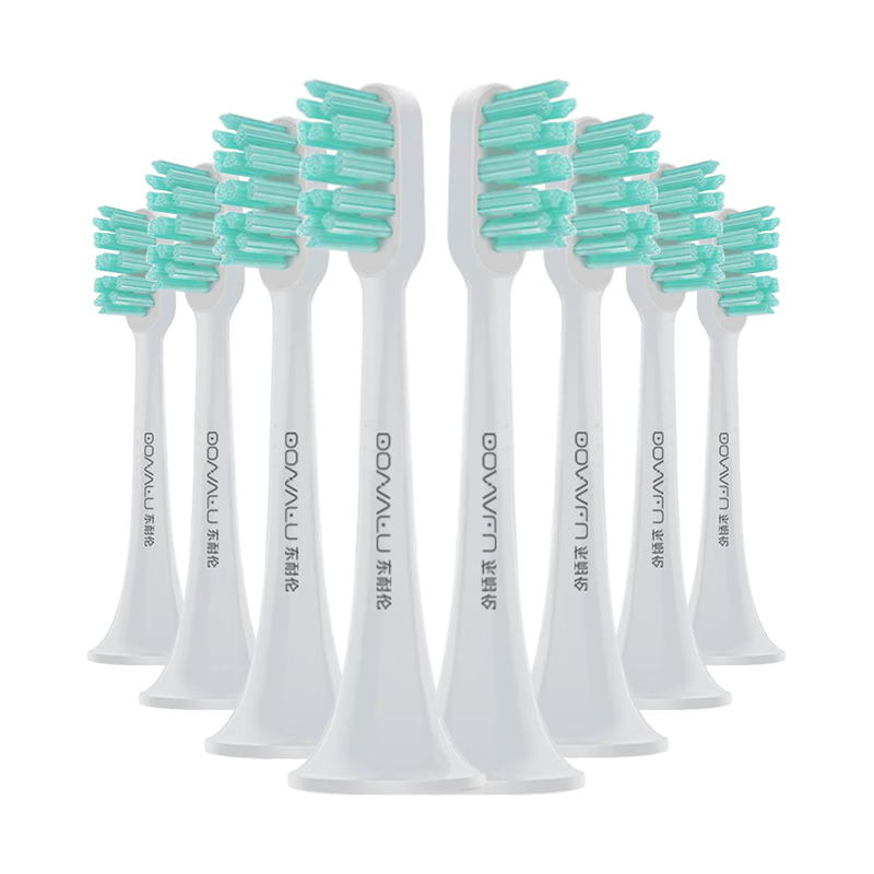 Donailun Compatible Xiaomi Electric Toothbrush Heads T300/T500/MES601 Youth Edition MI Adult Sonic Soft Bristles Cleaning Universal 8-Pack