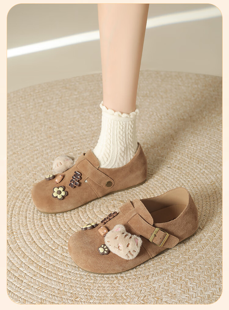 Josiny Birkenstyle Women's Slip-On Platform Casual Shoes Camel 36 4
