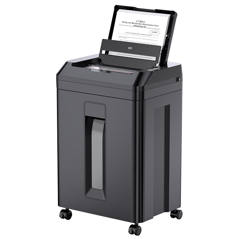 Kemi (Comet) Fully Automatic Paper Shredder, Level 5 High Security Office Commercial Shredding Machine (Automatic 120 Sheets, Manual 6 Sheets, Continuous 60 Minutes, 21L) Z-500