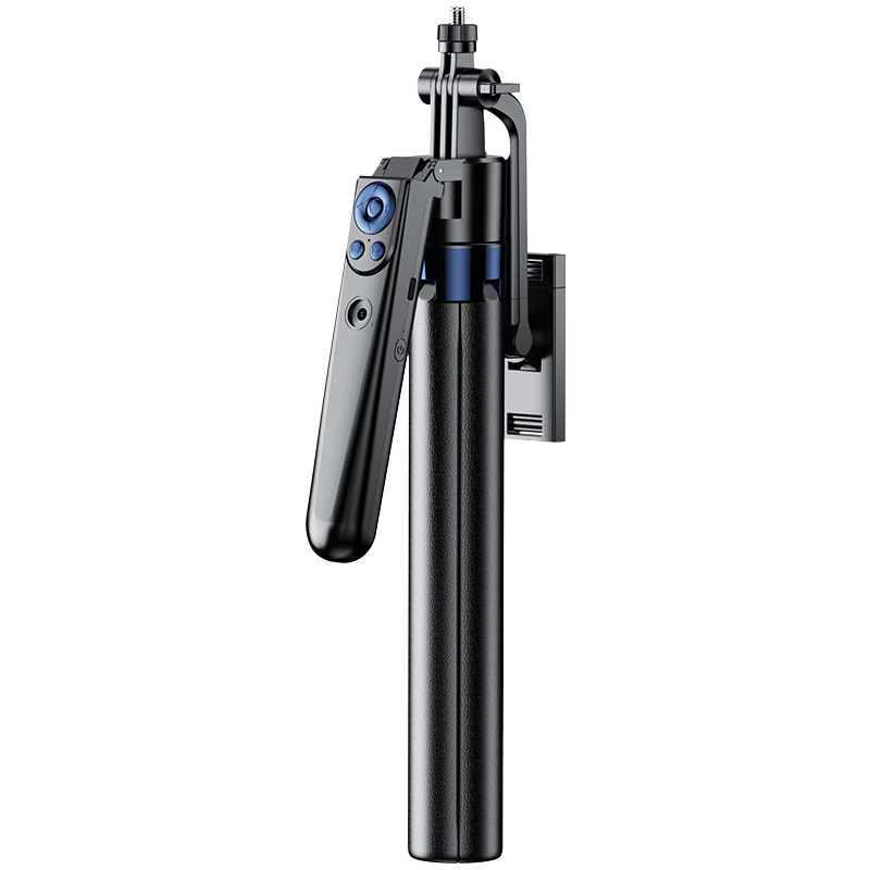 CRENOV [AI Intelligent Tracking] Selfie Stick with 360-Degree Rotation, Anti-Shake Automatic Tracking, Phone Stand for Shooting And Live Streaming, All-In Gimbal with Face Tracking, Portable Travel Photography Gadget