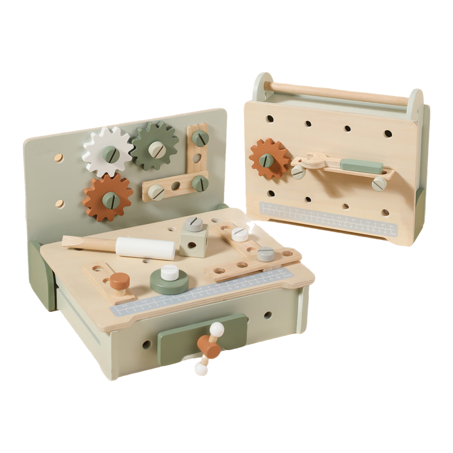 Figani Kids Repair Tool Box Pretend Workbench Hand Screwdriver Educational Toy Boys Birthday Gift