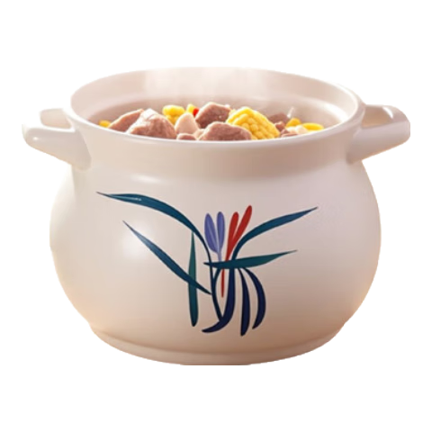 Quanpinwu Ceramic Casserole Large Capacity Gas Stove Compatible Household Porridge Soup Pot Traditional Chinese Stew Pot