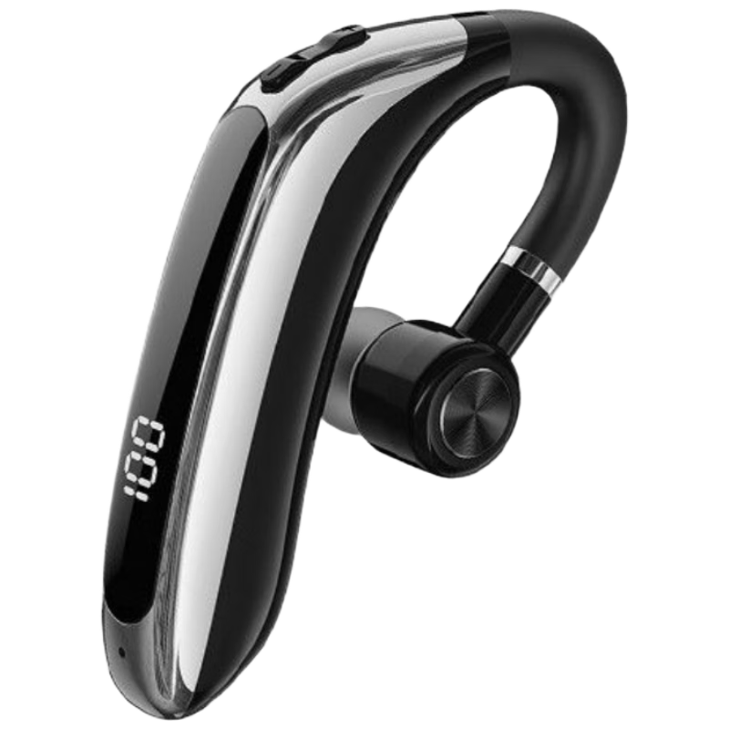 Yinwangsi Wireless Ear-Hook Bluetooth Earphone Single Ear Long Battery Life Comfortable Wear Good Sound Quality Business Call Driver Car Use