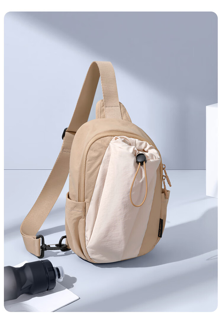 GOLF Men's Chest Bag Crossbody Shoulder Bag Unisex Phone iPad Bag Water Bottle Holder Water-Resistant Sports Cycling Small Backpack 28