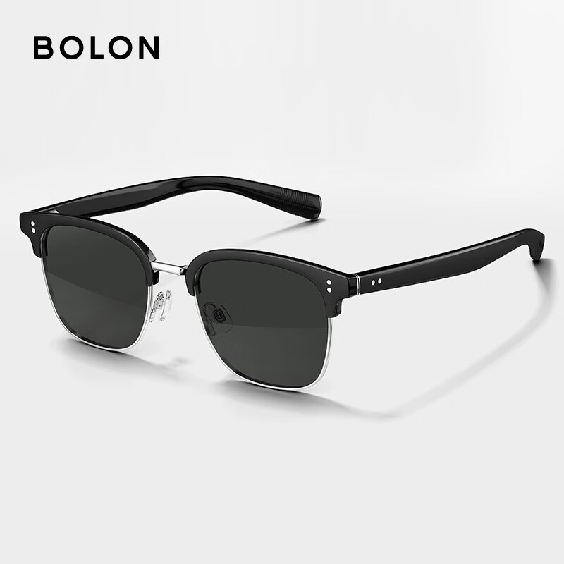 BOLONBOLON 2026 New D-Shape Brow Frame Sunglasses Driving Sun Protection Windproof Unisex BL6113C10