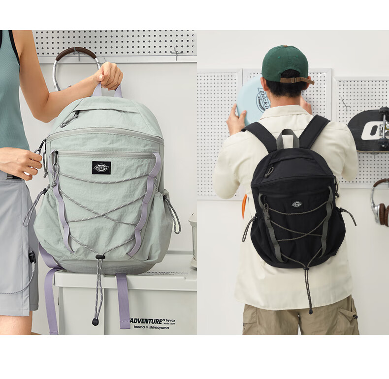 Dickies Outdoor Hiking Backpack Lightweight Large Capacity School Sports Travel Bag for Men and Women 25