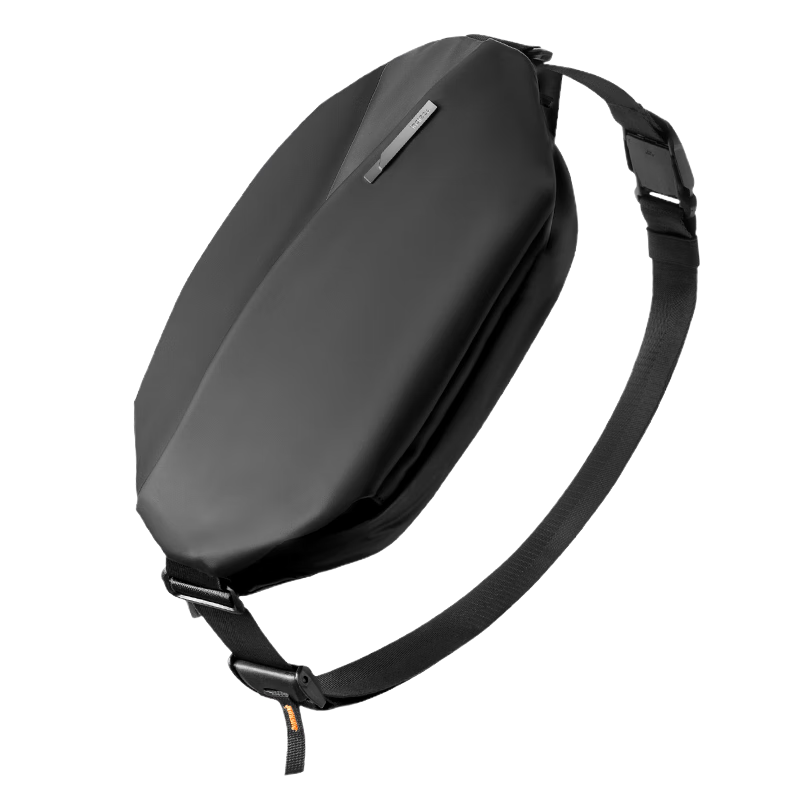 Inateck Large Capacity Crossbody Shoulder Chest Waist Bag Casual Sports Phone Storage Bag Upgraded Version Phantom Night Black