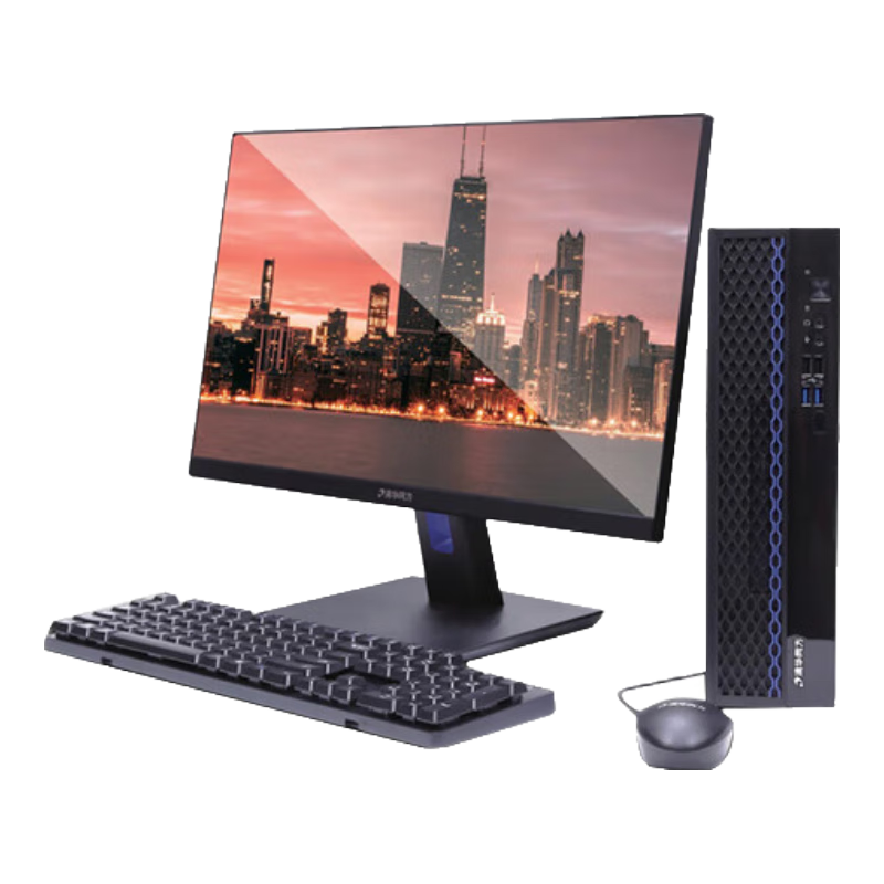 THTF Chaohang JF830-V050 Domestic Desktop Computer with Phytium D2000, 16GB RAM, 512GB Storage, 2GB Dedicated Graphics Card, 23.8-Inch Display, Kylin GF Trial System