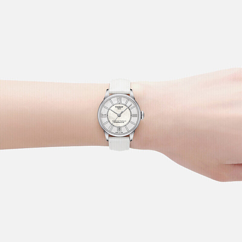 TISSOT T-Classic Durul series women's watch with leather strap T099.207.16.116.00