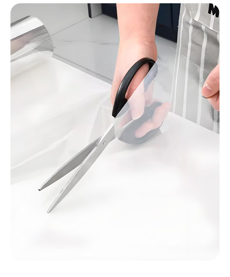 Cuttlefish Kitchen Oil-Proof Sticker High-Temperature Resistant Electrostatic Adsorption Range Hood Wall Tile Protective Film 30x80cm 10pcs 8