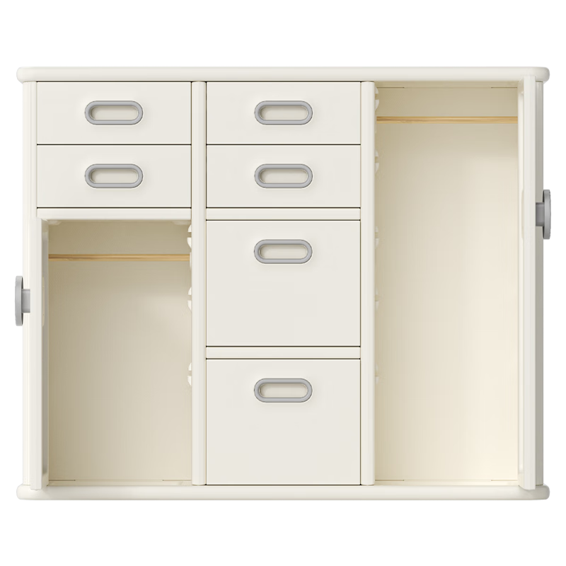 Manlong Children's Wardrobe Baby Clothes Storage Cabinet Large Capacity Toy Storage Shelf Storage Cabinet Playpen