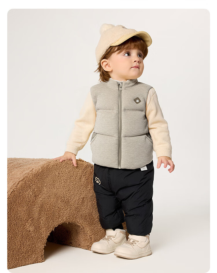 Balabala Kids Baby Down Vest Boys Warm Jacket 2025 Winter Collection [Mall Edition] 201425101104 6