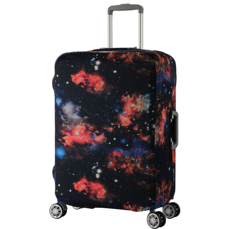 JAJALIN Elastic Luggage Cover Protective Dustproof Waterproof Wear-Resistant Starry Sky Pattern L Size 26-28 Inch Suitcase
