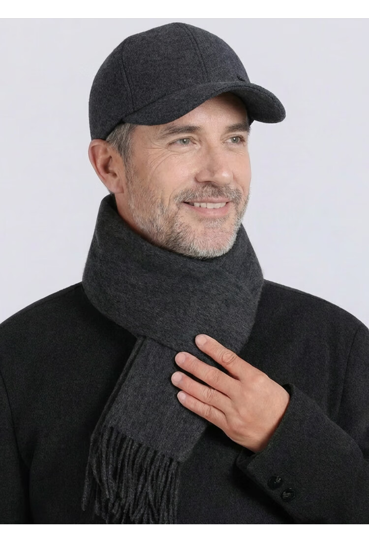 Hengyuanxiang Men's Autumn Winter Fleece Lined Warm Baseball Cap for Middle-aged and Elderly, New Year Birthday Gift for Dad 19