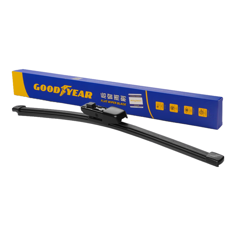 Goodyear Rear Wiper Blades for Golf 7, Volkswagen Models from 2014 to 2020, 7th Generation And 8th Generation GTI, Boneless R Rubber Strip Rline Travel Wiper Blades