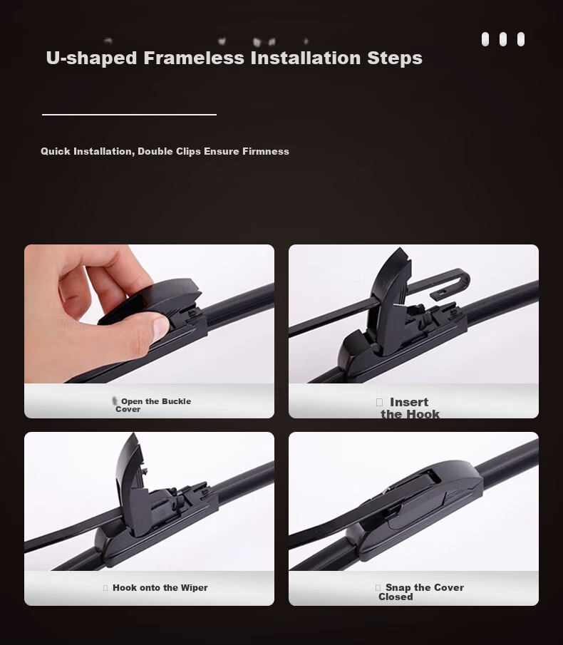 Qilinguang Windshield Wiper for BYD Tang/Tang EV/Tang DM/Tang DM-I/Tang DM-P, Boneless Wiper Blade 26/16 12