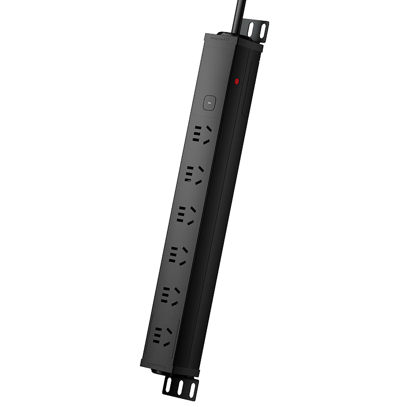 Lengon PDU Desktop Overload Power Protection Under-Desk Gaming Cabinet Power Strip 6 Outlets with Master Switch 1.8m Cable