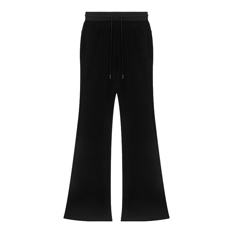 Yishangmei Women's Flared Sports Pants Spring Autumn Winter 2025 New Slim Casual Fleece-lined Long Sweatpants for Petite Women