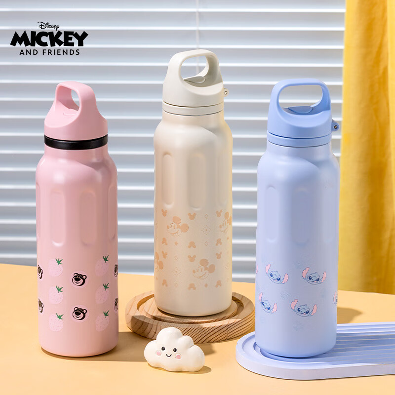 Disney Primary School Student Insulated Water Bottle Adult Large Capacity 316 Stainless Steel Direct Drinking Sports Cup Portable Tea Kettle