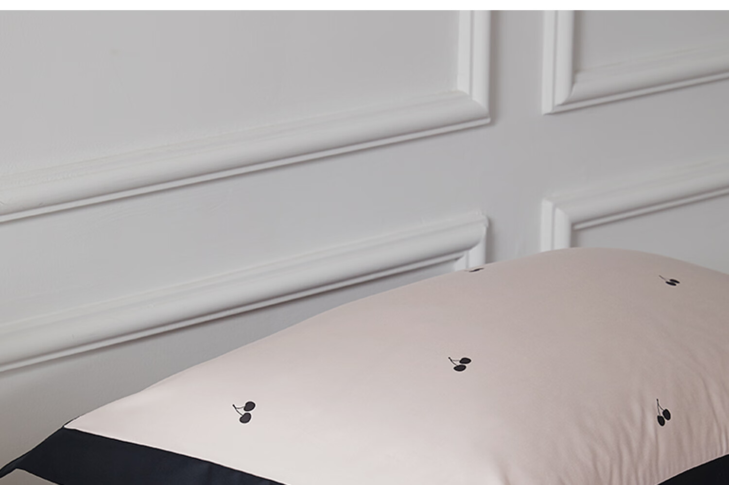 MIDO HOUSE Mingdu 60s Pro Long-Staple Cotton 4-Piece Bedding Set Pure Cotton Duvet Cover Cherry 1.5m Bed Sheet Style 11