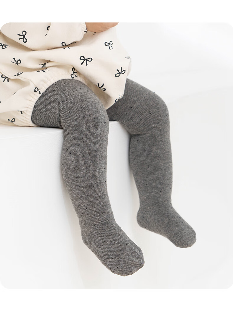 Growth Baby Cotton Footed Tights Spring Autumn White Infant One-Piece Footed Leggings 6