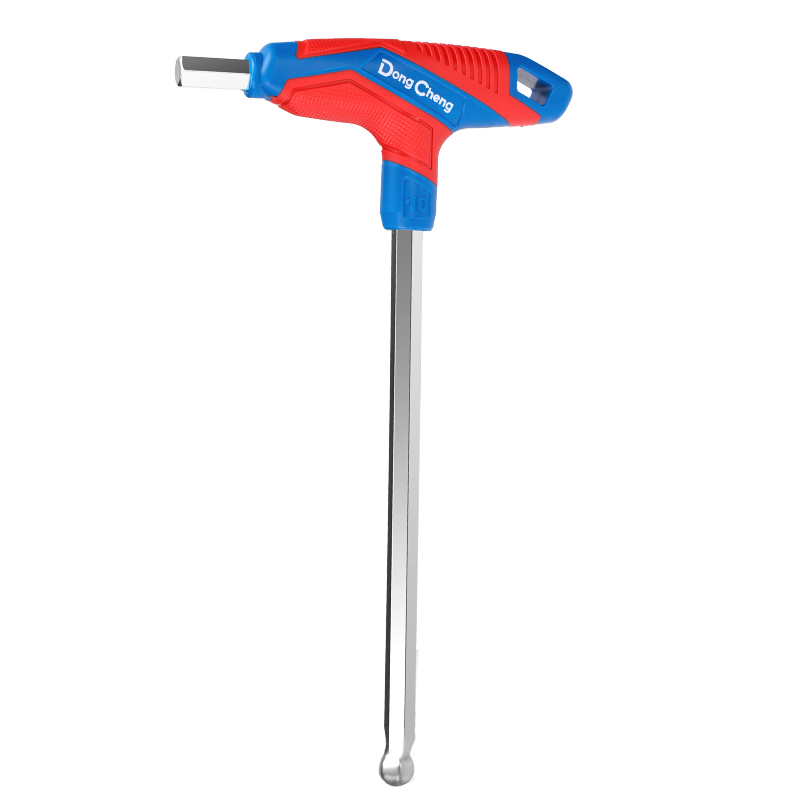 Dongcheng T-Handle Ball-End Hex Key Wrench 10mm Household Hex Screwdriver