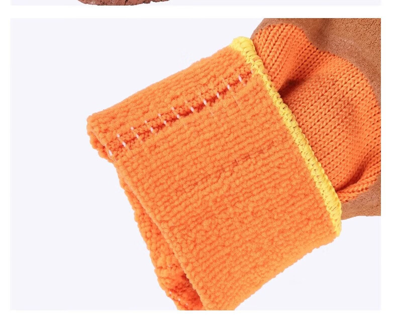 Andaton Dipped Work Gloves Winter Thickened Warm Anti-Cold Fleece Lined Foam Gloves for Men and Women Cold Storage 10 Pairs Next Day Delivery 3