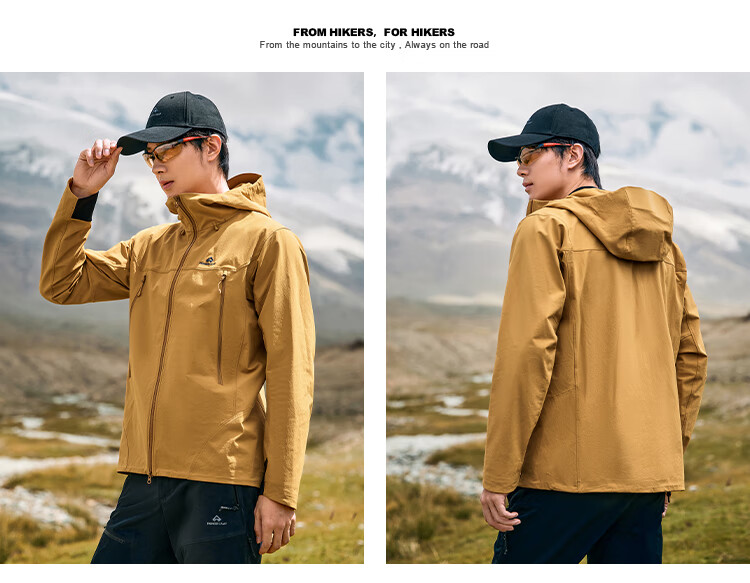 Pioneer Camp Sea Lion 2.0 Men's Softshell Jacket Autumn Outdoor Windproof Warm Waterproof Cordura Hiking Mountaineering Coat 5
