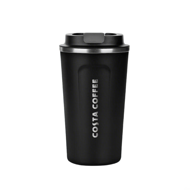 COSTA Stainless Steel Coffee Mug with Lid, Portable Travel Cup for Men And Women, Car-Friendly Insulated Water Bottle, Gift