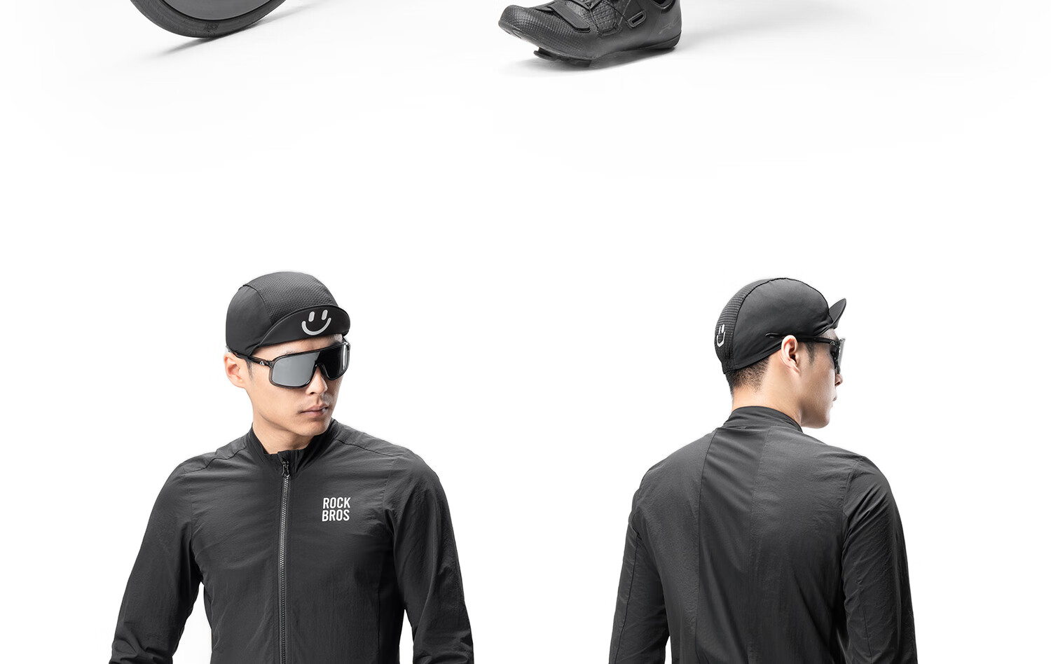 Rockbros Spring Summer Cycling Windbreaker Windproof Sunscreen Cycling Jacket Road Bike Breathable Men's Black L 27