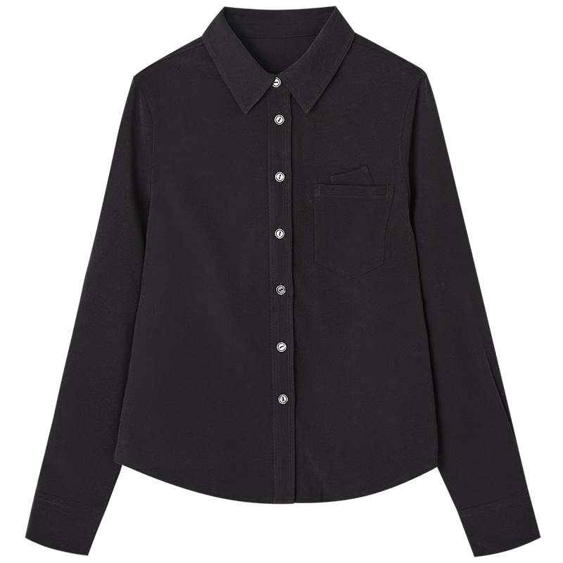 Demana Mocha Mist Winter Vintage Warm Brushed Cotton Shirt with Designed Pockets Loose Fit Women's Top