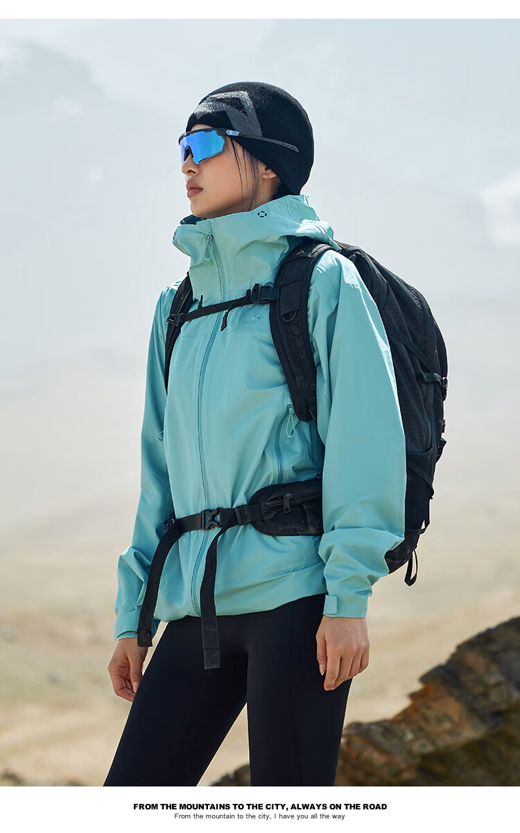 Toread Jin Yi Wei LT Men's Spring Autumn Jacket All-Weather Lightweight 3L Outdoor Waterproof Coat 10