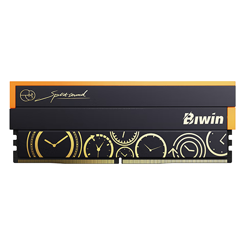 BIWIN 32GB (16GB×2) DDR5 8000MHz Desktop Memory Kit Timewalker DW100 RGB RAM Black AI PC Computer Storage Accessories