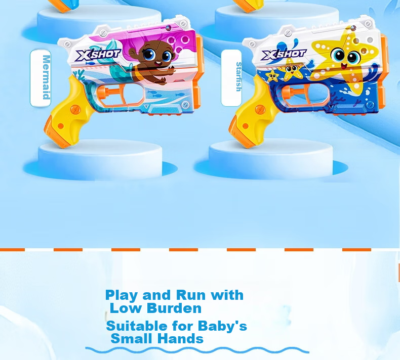 ZURU X Special Attack Colorful Cartoon Quick-Fill Water Gun, Seasonal Outdoor Beach Water Toy for Boys And Girls, Bathing Squirt Gu 4