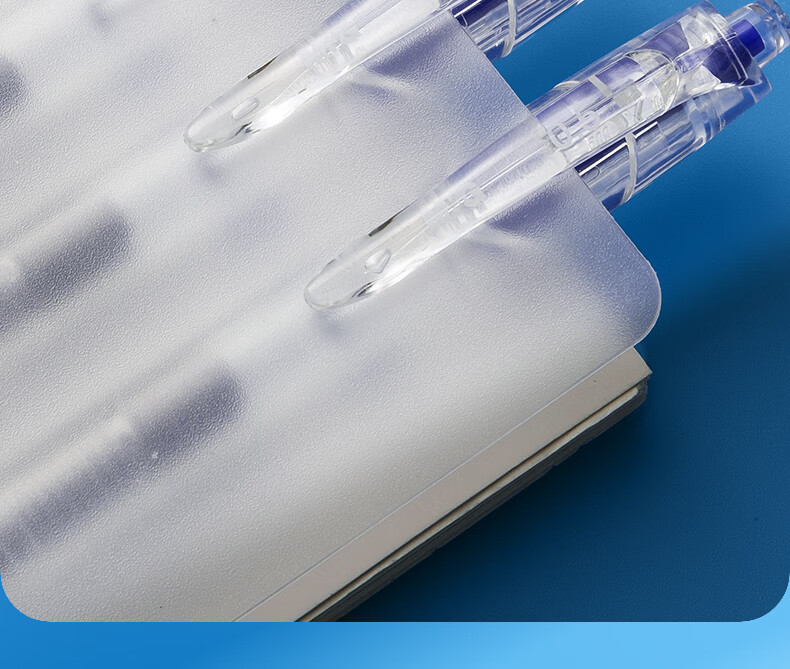 M&G 1008 Retractable 0.5mm Blue Gel Pen, Quick-Dry Signature Pen, Practical Student Exam Pen, Blue 12-Pack AGP023X9B 13