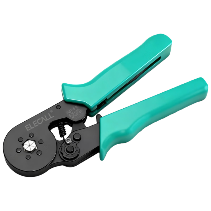 ELECALL Insulated Pin Terminal Crimping Pliers Cold Press Pliers Multifunctional Terminal Pliers FTS6-6 (0.08-6mm²)
