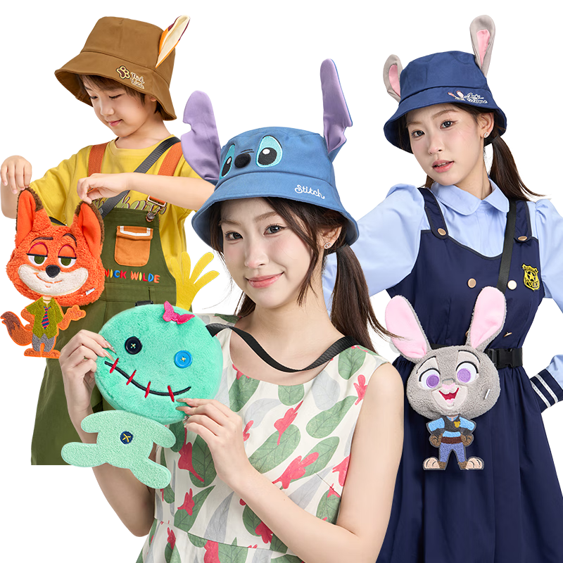 Disney Zootopia Christmas Kids Gift New Year Travel Set Nick [Hat + Bag] One Size