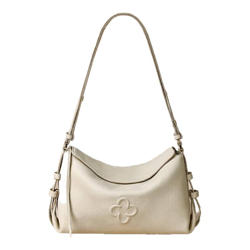CASSILE Women's Handbag, Underarm Bag, Lambskin Commuter Light Luxury Hobo Bag, Light Luxury Tote Bag, 520 Gift
