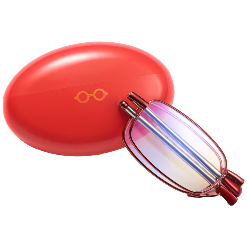 Jingpintang Folding Reading Glasses for Women, High Definition Anti-Blue Light Portable Protective Eyewear Reading Glasses JINGDONG Flagship Store Authentic 150 Degree