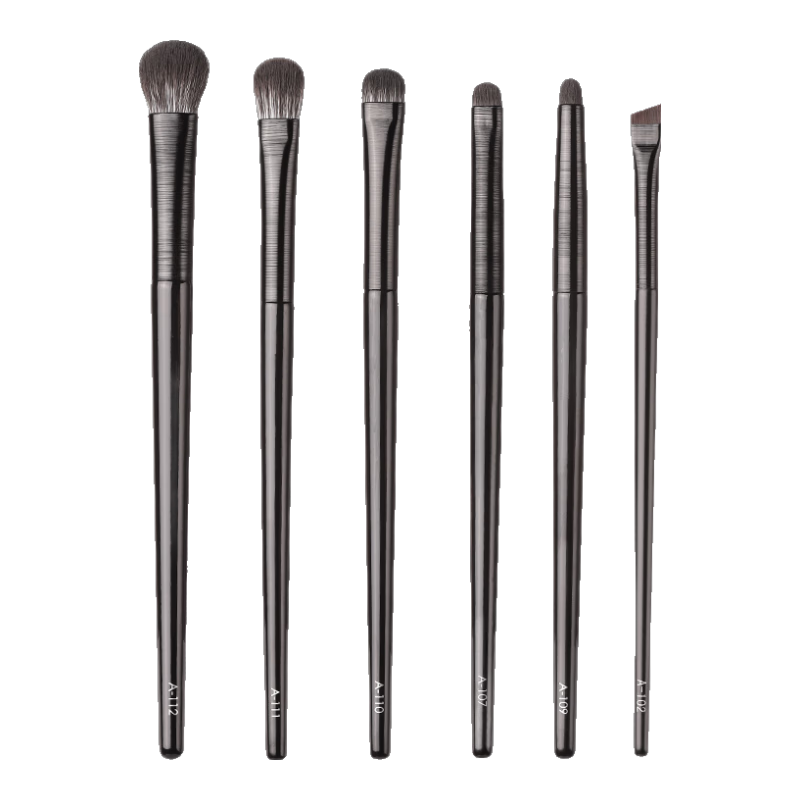Jing Xiaodi Soft Bristle Eyeshadow Brush 6-Piece Set Eye Makeup Blending Aegyo Sal Eyeliner Precision Small Makeup Brushes