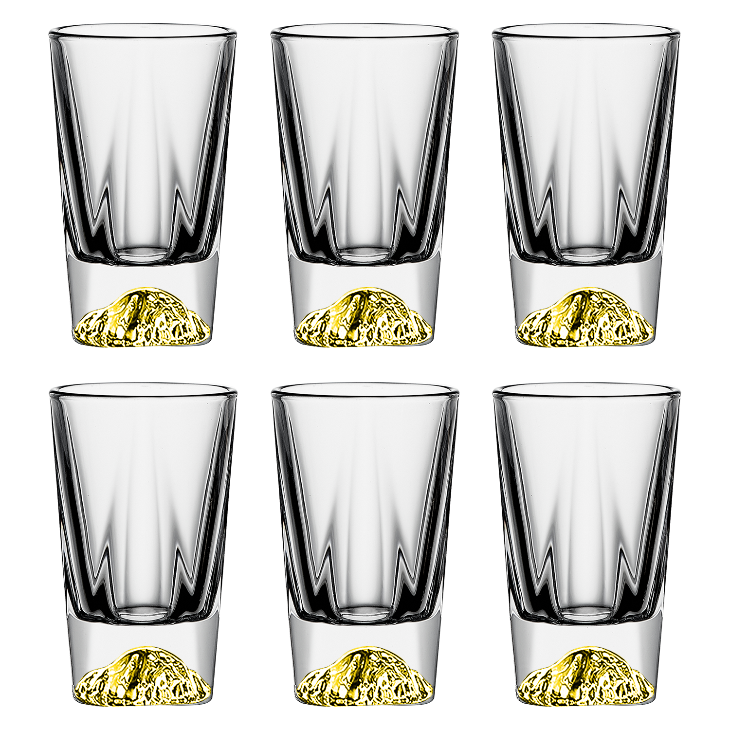 Green Apple Handheld Jinshan White Wine Glass 100ml Thickened Crystal Glass Set of 6 Home Use Birthday Gift