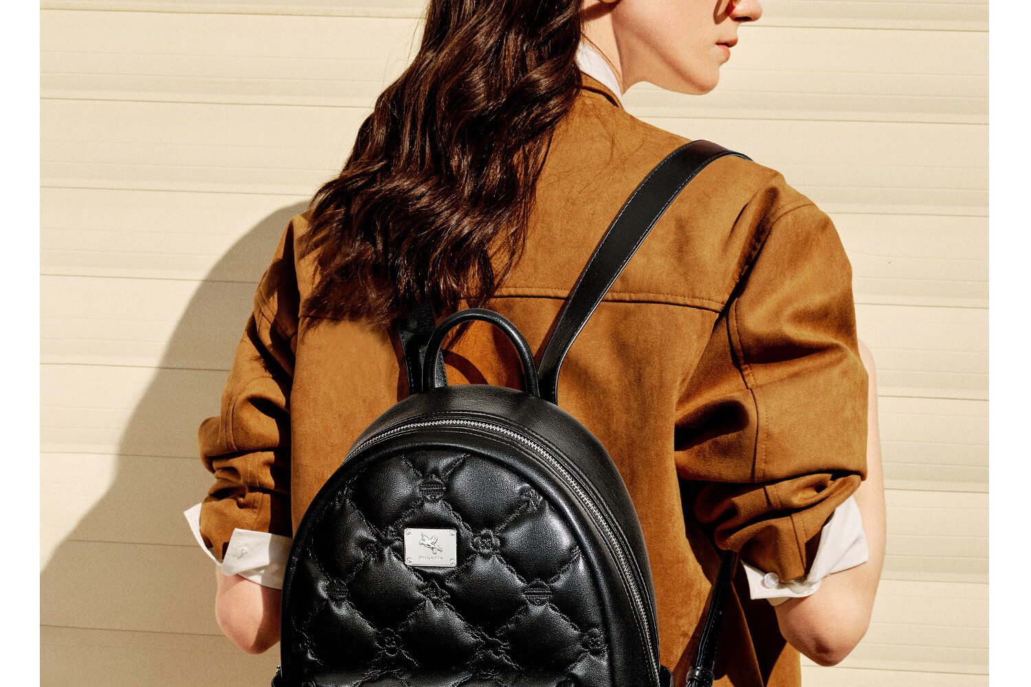 NUCELLE Quilted Pegasus Backpack Women Travel Lightweight Large Capacity Student School Bag New Year Birthday Gift 24