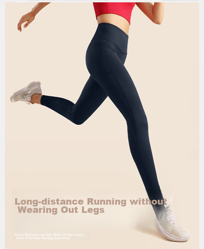 VFU No Embarrassment Line Xingqing Yoga Pants High-Waisted Butt-Lifting Outdoor Running Fitness Workout Pants, Black, XL 9