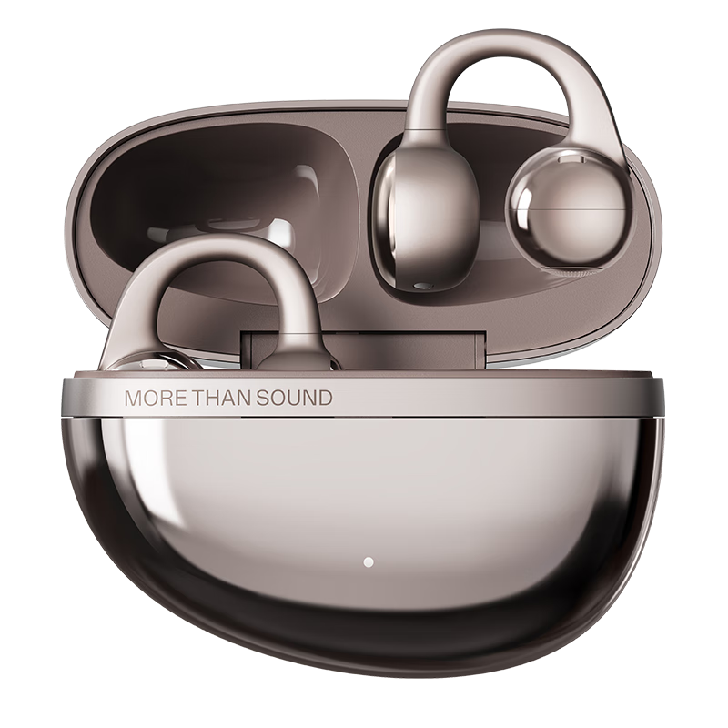 Edifier Auro Clip Clip-on Bluetooth Earphones AI Translation Earbuds Comfortable Secure Fit 35H Long Battery Life Bluetooth V6.1 Mother-of-Pearl Gold