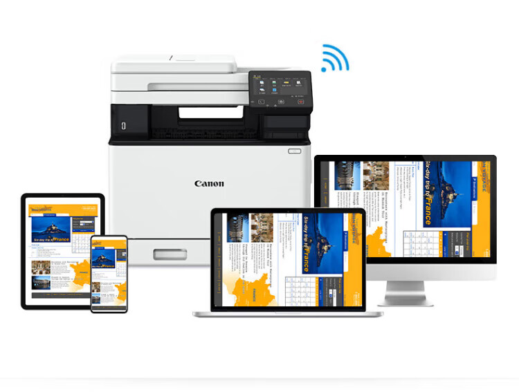 Canon MF752Cdw Wireless A4 Color Laser Multifunction Duplex Printer with Automatic Document Feeder for Home and Office - Duplex Printing, Copying, and Scanning 3