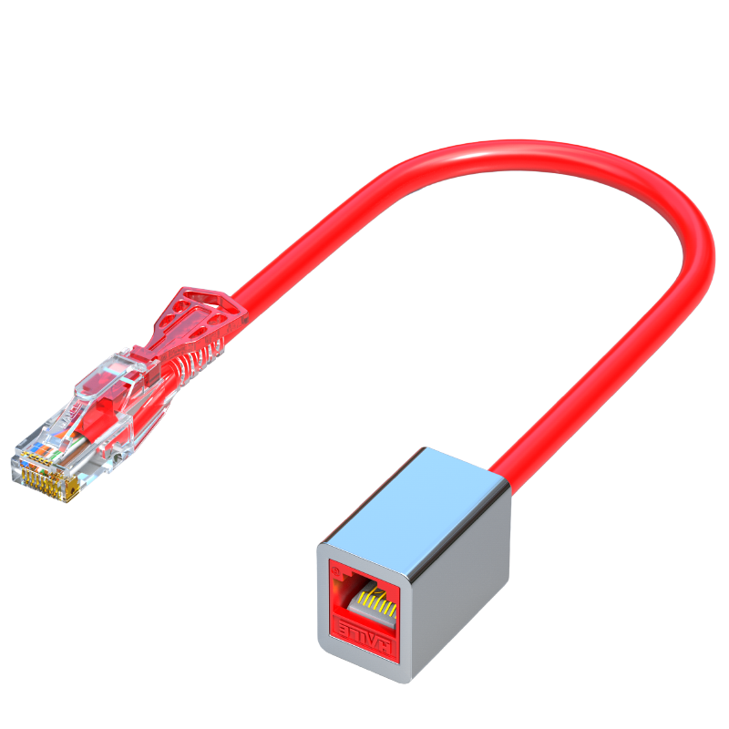 HAILE Internal And External Network Converter, Special Network Adapter, Irregular Network Interface, Red HT-912A
