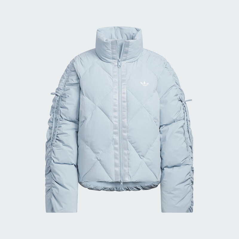 Adidas Originals Women's BOW COM DOWN Short Down Jacket KC2612 Pink Blue XS 5