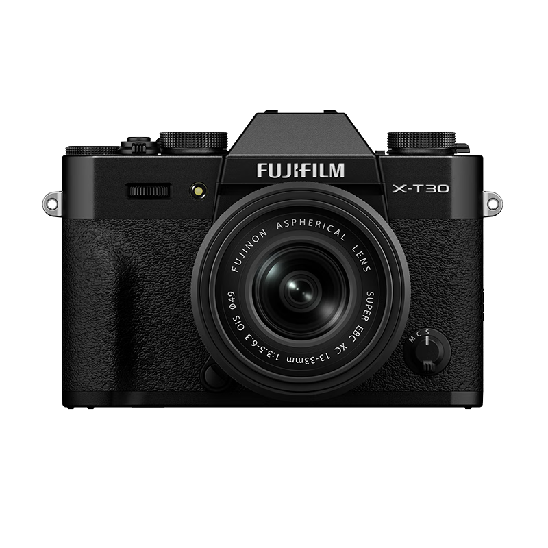 FUJIFILM X-T30 III/XT30 III Mirrorless Camera with XC13-33 Lens, Black, 26.1MP, Film Simulation Dial, Enhanced Performance, Autofocus