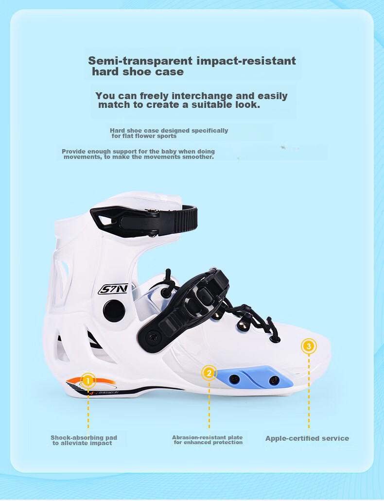 Micro Migu Roller Skates for Children, Boys And Girls, Hard Shell Flat Flower M-Cro Straight Row Inline Skates S6N Pink Set Size L 13